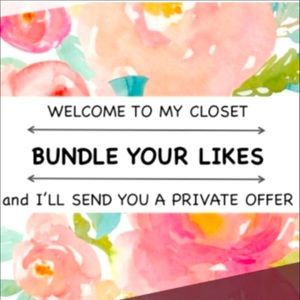 Bundle bundle bundle!!! You get multiple items for one shipping price